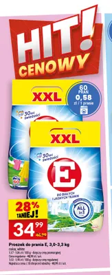 Proszek do prania color E promocja w Twój Market