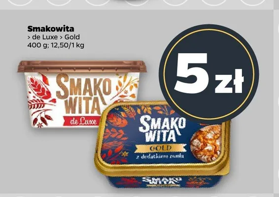 Margaryna Smakowita de Luxe promocja w Netto