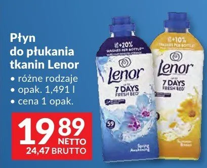 Płyn do płukania tkanin Lenor promocja w Makro