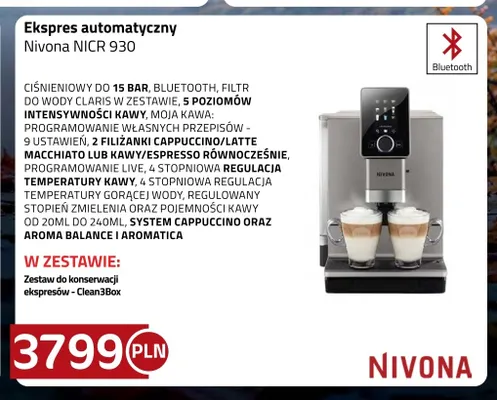 Ekspres automatyczny Nivona Nicr 930 promocja w kakto.pl
