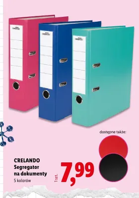 Segregator na dokumenty Crelando promocja w Lidl