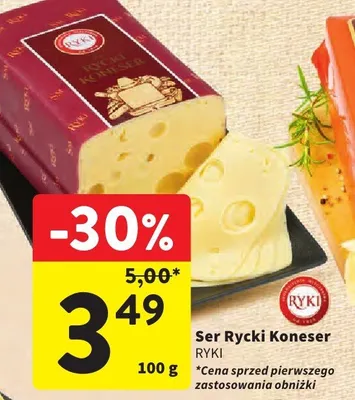 Ser Rycki Koneser Ryki promocja w Intermarche