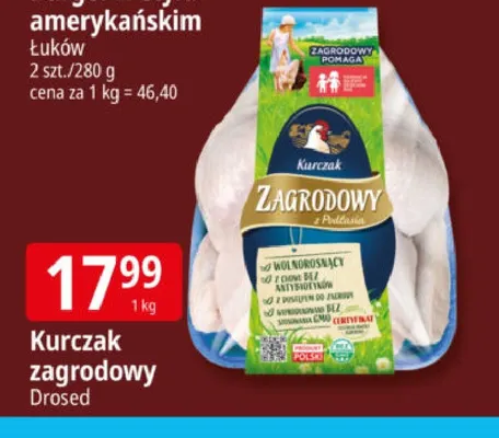 Kurczak zagrodowy Drosed promocja w Leclerc