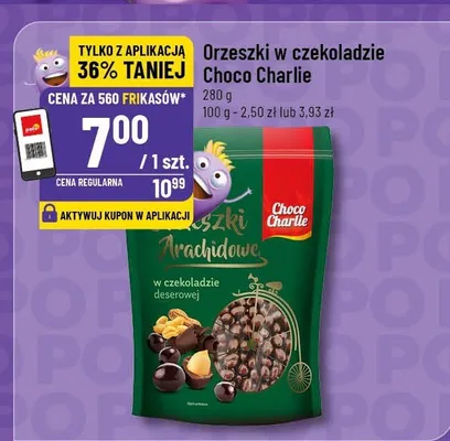 Orzeszki w czekoladzie promocja w POLOmarket