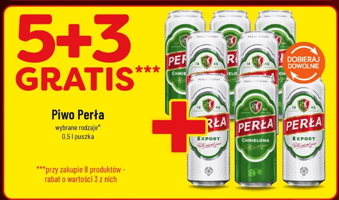 Piwo Perła wybrane rodzaje promocja w POLOmarket
