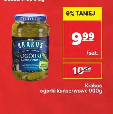 Ogórki konserwowe Krakus promocja w API Market