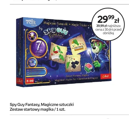 Zabawka edukacyjna Spy Guy Fantasy Magiczne sztuczki Zestaw startowy magika Trefl promocja w Empik