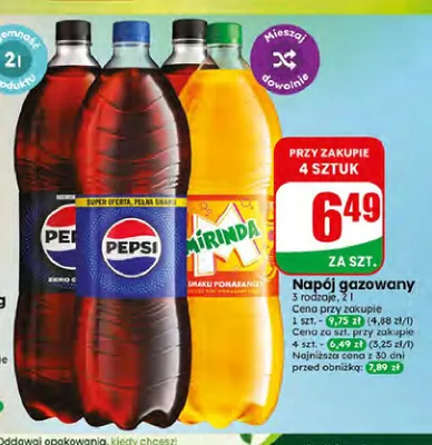 Napój gazowany Mirinda promocja w Dino