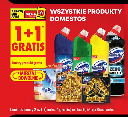 Produkty Domestos promocja w Biedronka