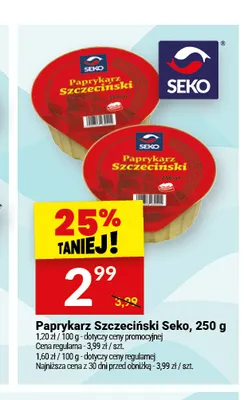 Paprykarz Szczeciński Seko promocja w Twój Market
