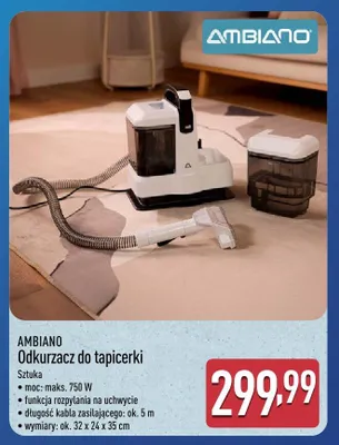 Odkurzacz do tapicerki promocja w Aldi
