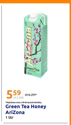 Herbata mrożona Green Tea Honey AriZona promocja w Action