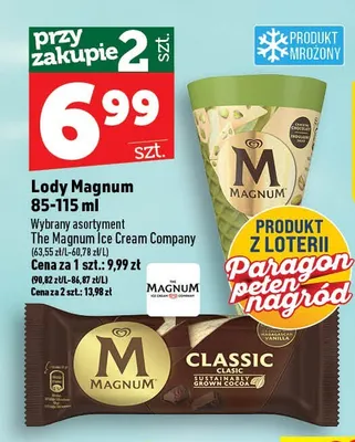 Lody Magnum Classic promocja w TOPAZ