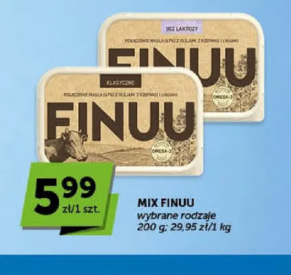 Mix Finuu bez laktozy promocja w Euro Sklep