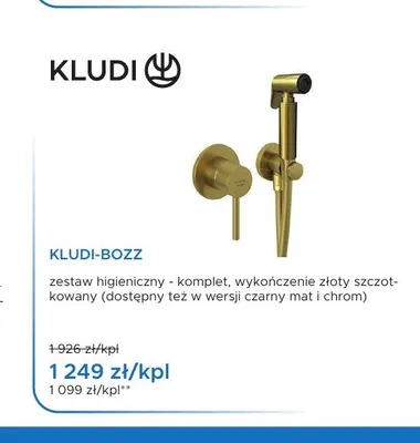 Zestaw higieniczny Kludi Kludi-Bozz promocja w Blu Salony Łazienek