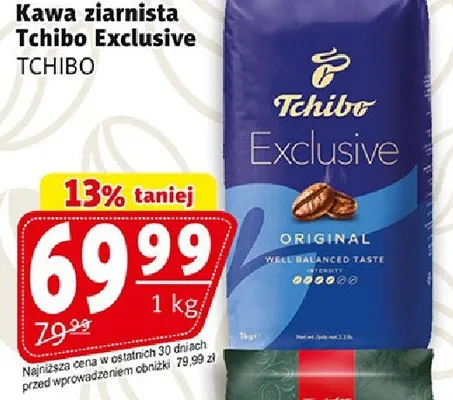 Kawa ziarnista Tchibo Exclusive promocja w Prim Market