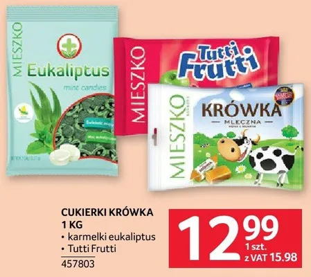 Cukierki krówka MILSKYKO 1 kg promocja w Selgros