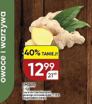 Imbir promocja w Chata Polska