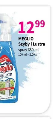 Płyn do mycia szyb i luster Meglio promocja w Drogerie Polskie