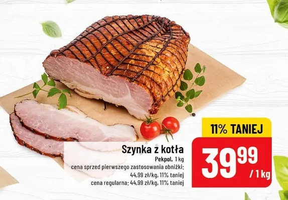 Szynka z kotła promocja w POLOmarket