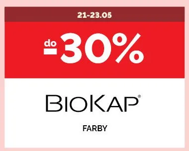 Farby do włosów Biokap promocja w Super-Pharm