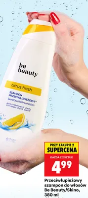 Przeciwłupieżowy szampon do włosów różne rodzaje promocja w Biedronka