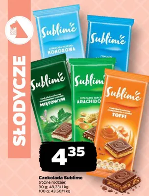 Czekolada arachidowa promocja w Netto