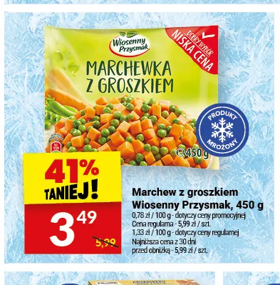 Marchew z groszkiem Wiosenny Przysmak promocja w Twój Market