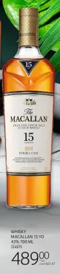 Whisky Macallan 15 YO promocja w Selgros