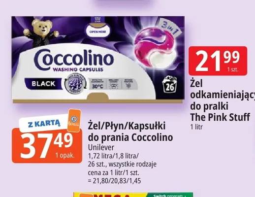 Płyn do prania Coccolino promocja w Leclerc