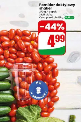 Pomidor daktylowy shaker promocja w Dino