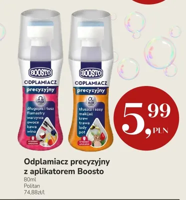 Odplamiacz precyzyjny z aplikatorem Alfa Boosto promocja w Market Point