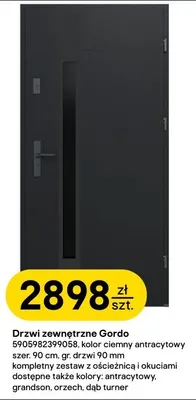 Drzwi zewnętrzne Gordo 5905982399058 promocja w Castorama