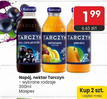 Napój pomarańcza Tarczyn promocja w Market Point