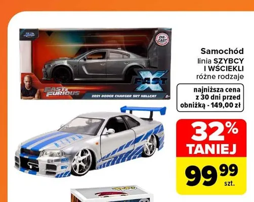 Samochód linia Szybcy i Wściekli promocja w Carrefour