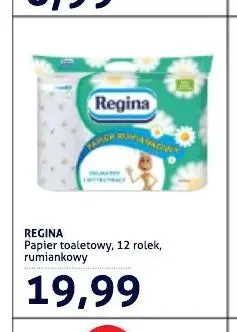 Papier toaletowy Regina rumiankowy 12-pak promocja w Blue Stop