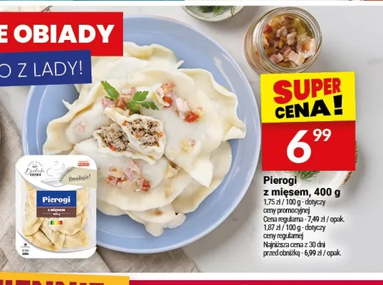 Pierogi z mięsem Białecki Kuchnia promocja w Twój Market