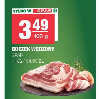 Boczek wędzony SPAR promocja w SPAR