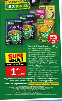 Zupa Gorący Kubek Knorr żurek z grzankami promocja w Twój Market