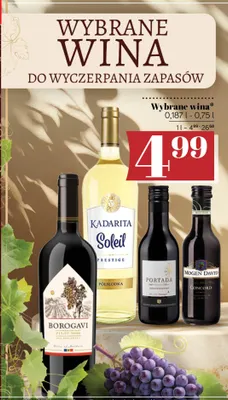 Wino czerwone Portada promocja w POLOmarket