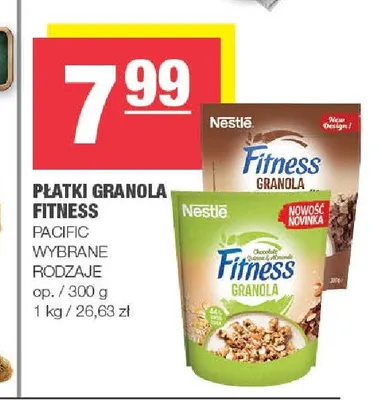Płatki granola Nestlé Fitness Cranberry & Pumpkin Seeds promocja w SPAR