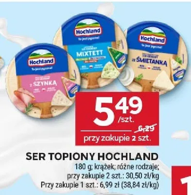 Ser topiony różne rodzaje promocja w Stokrotka