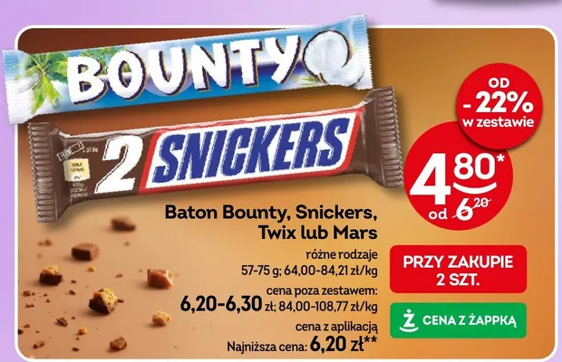 Baton Bounty promocja w Żabka