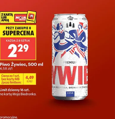 Piwo Żywiec promocja w Biedronka