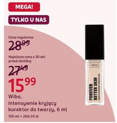 Intensywnie kryjący korektor do twarzy promocja w Rossmann