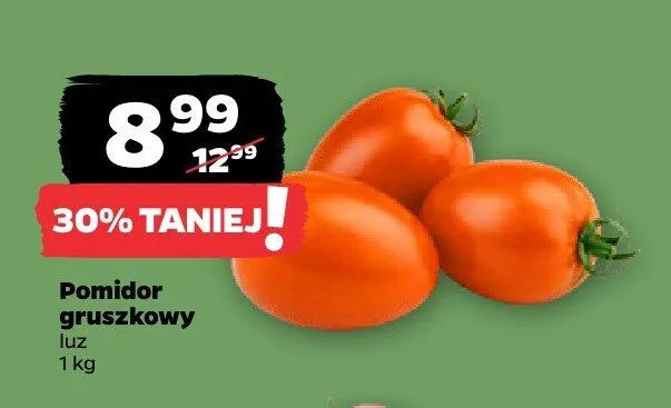 Pomidor gruszkowy luz promocja w Netto