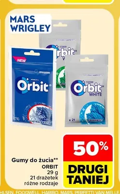 Gumy do żucia Orbit promocja w Carrefour