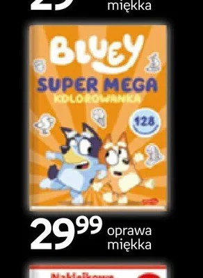 Książka Bluey Super Mega Kolorowanka promocja w Empik