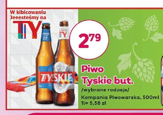 Piwo bezalkoholowe Tyskie promocja w Bliski