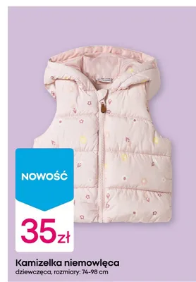Kamizelka niemowlęca dziewczęca promocja w Pepco